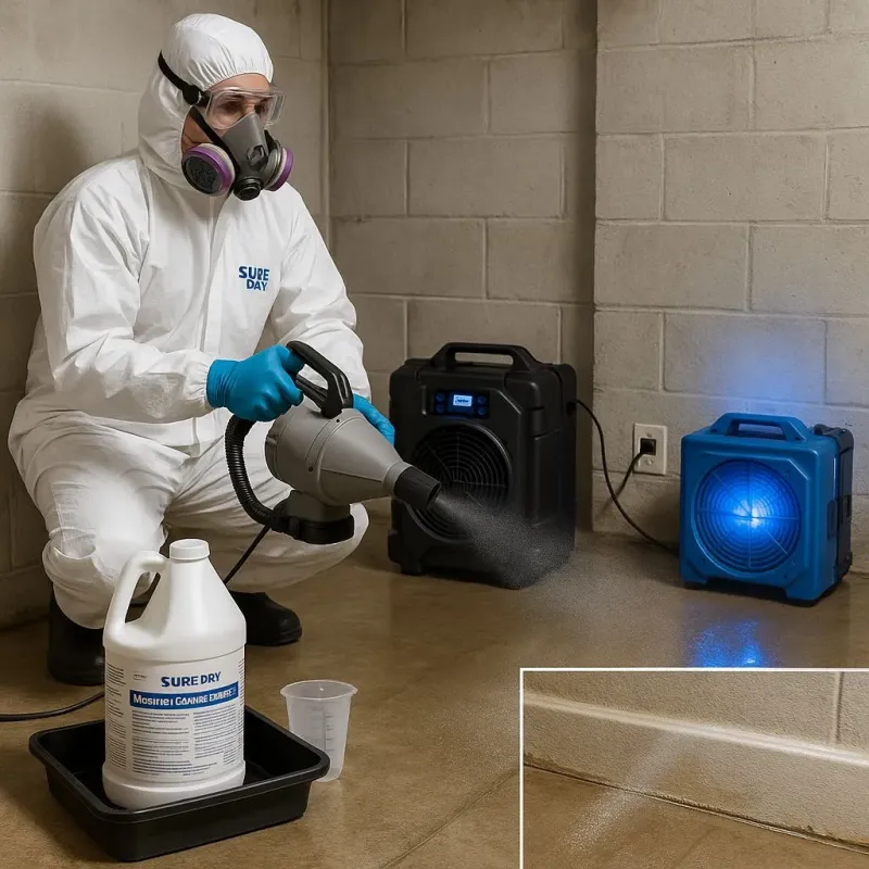 Sanitization and Odor Removal process in Southern Gateway, VA